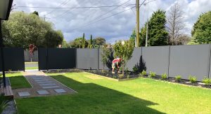 Custom Built Fences - modular corner fence